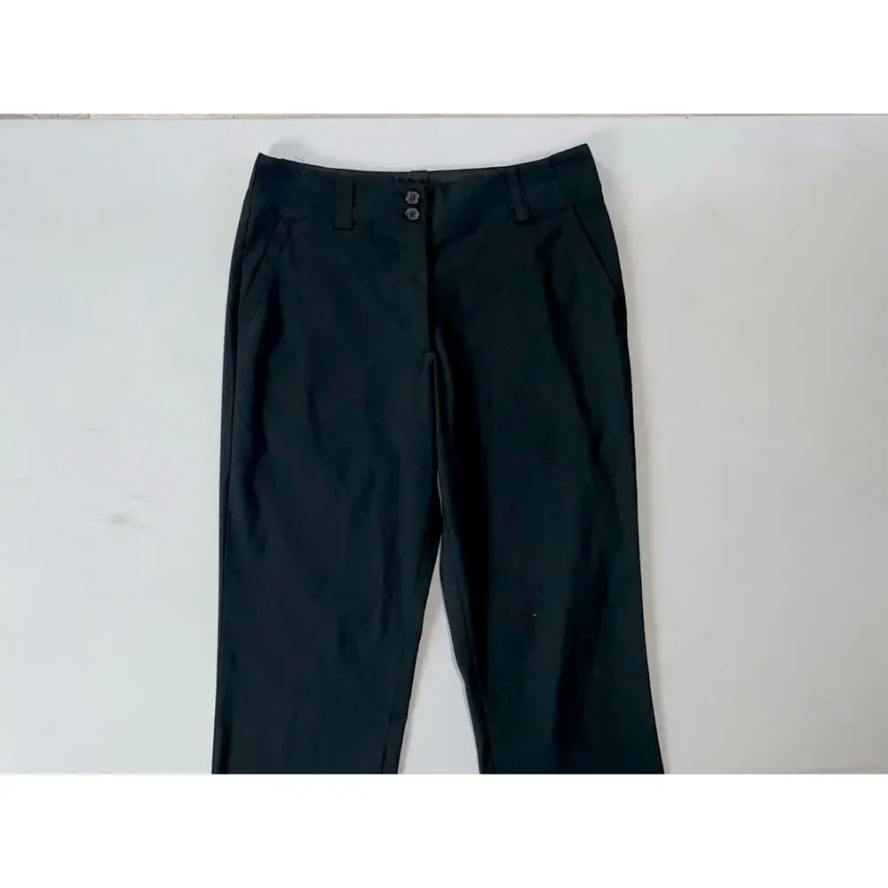 Nike 256859 Women's Dri-Fit Lightweight Performance Golf Pants. Black, 4. EUC!